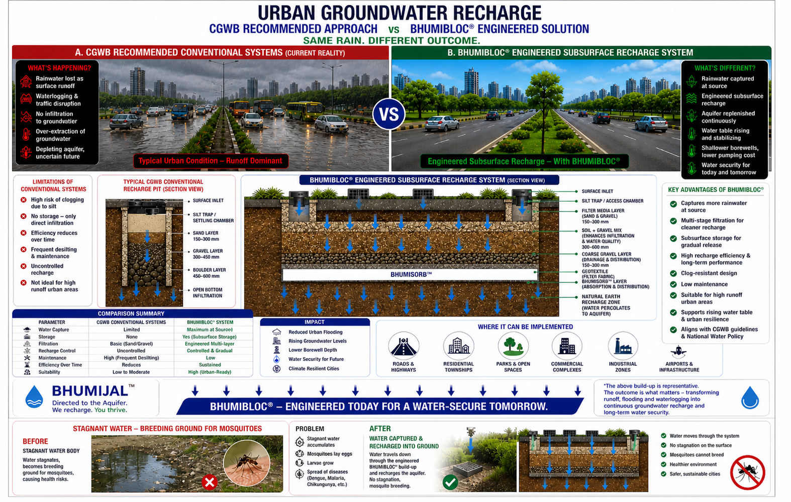 Urban Flooding to Groundwater Recharge