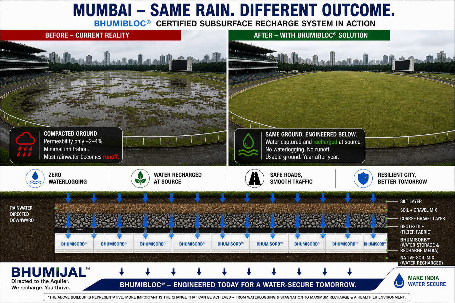 Mahalaxmi Racecourse — 320 Million Litres/Year Potential
